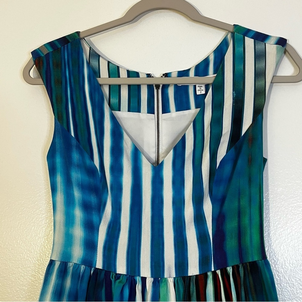 Tracy Reese | Silk blend Dolce Vita Frock fit & flare Women’s size 2 sleeveless - Picture 3 of 10
